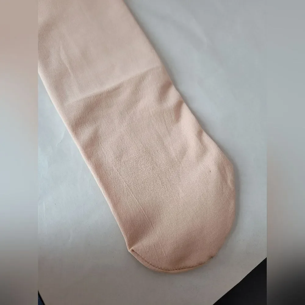 Thick Lined Nude Beige Tights Girls XL - XXL Cozy Warm Modest Transition Dance